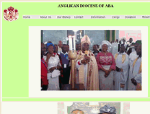 Tablet Screenshot of anglicandioceseofaba.org